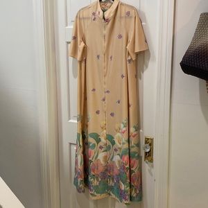 Vintage floral Robe
